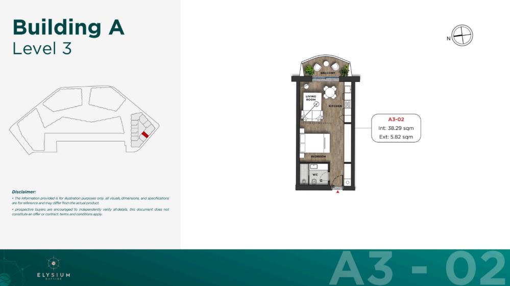 Image of Apartment - 1 Bathrooms for Sale in Elysium Bayside-Gibraltar, Image 18